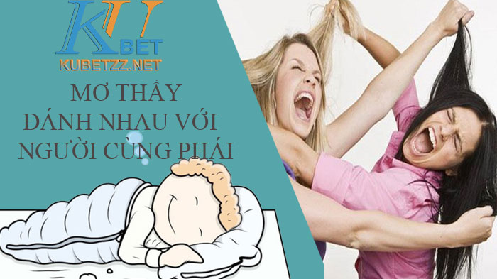 Mơ thấy đánh nhau với người cùng phái nên đánh con gì